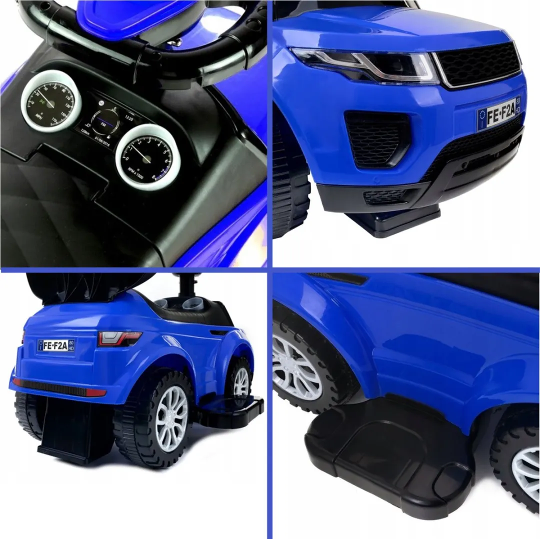 Lean Toys 3-in-1 Sportauto Loopauto 2852 - Blauw