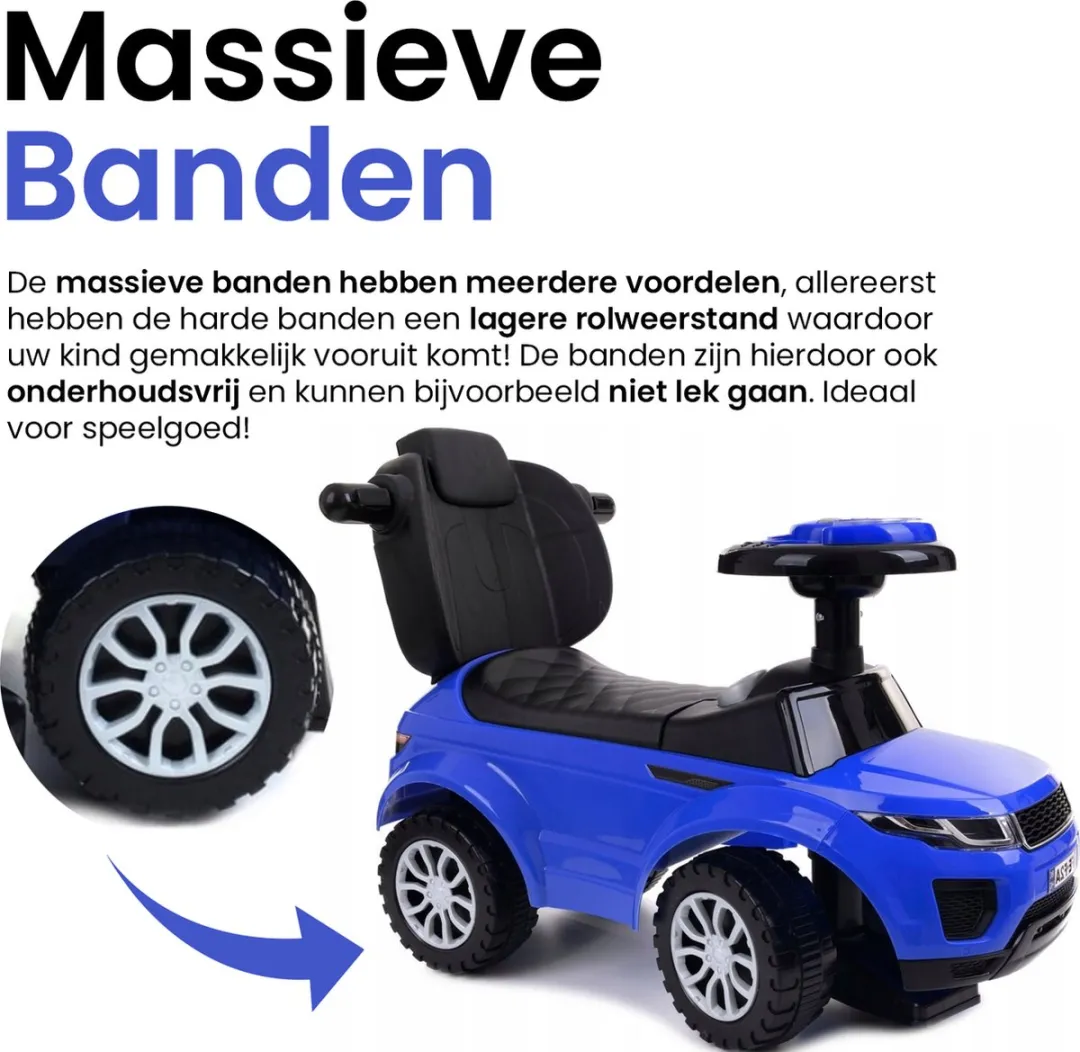 Lean Toys 3-in-1 Sportauto Loopauto 2852 - Blauw