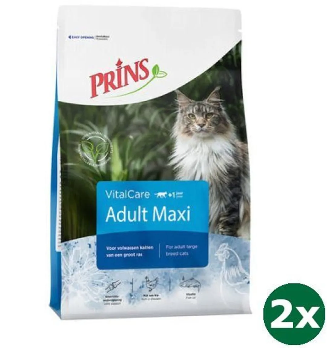 Prins Cat Vital Care Adult Maxi Kattenvoer - 8 kg (2x4kg)