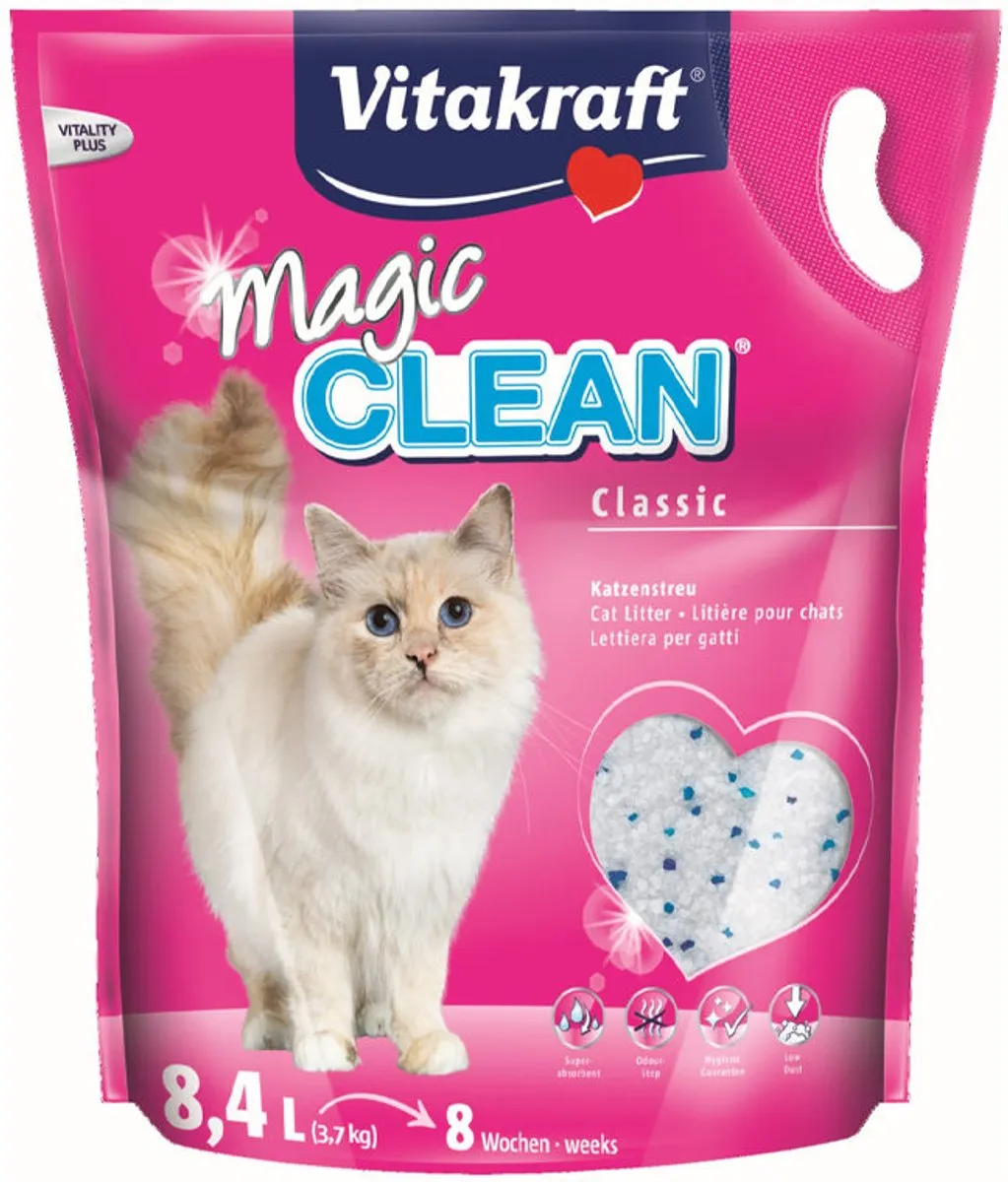 Vitakraft Magic Clean Kattenbakvulling 5L - 2 Stuks