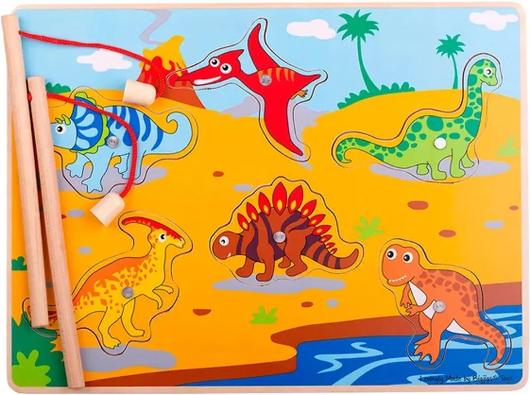 BIGJIGS Magnetisch Dino Plezier BJ920 - 1 Stuk