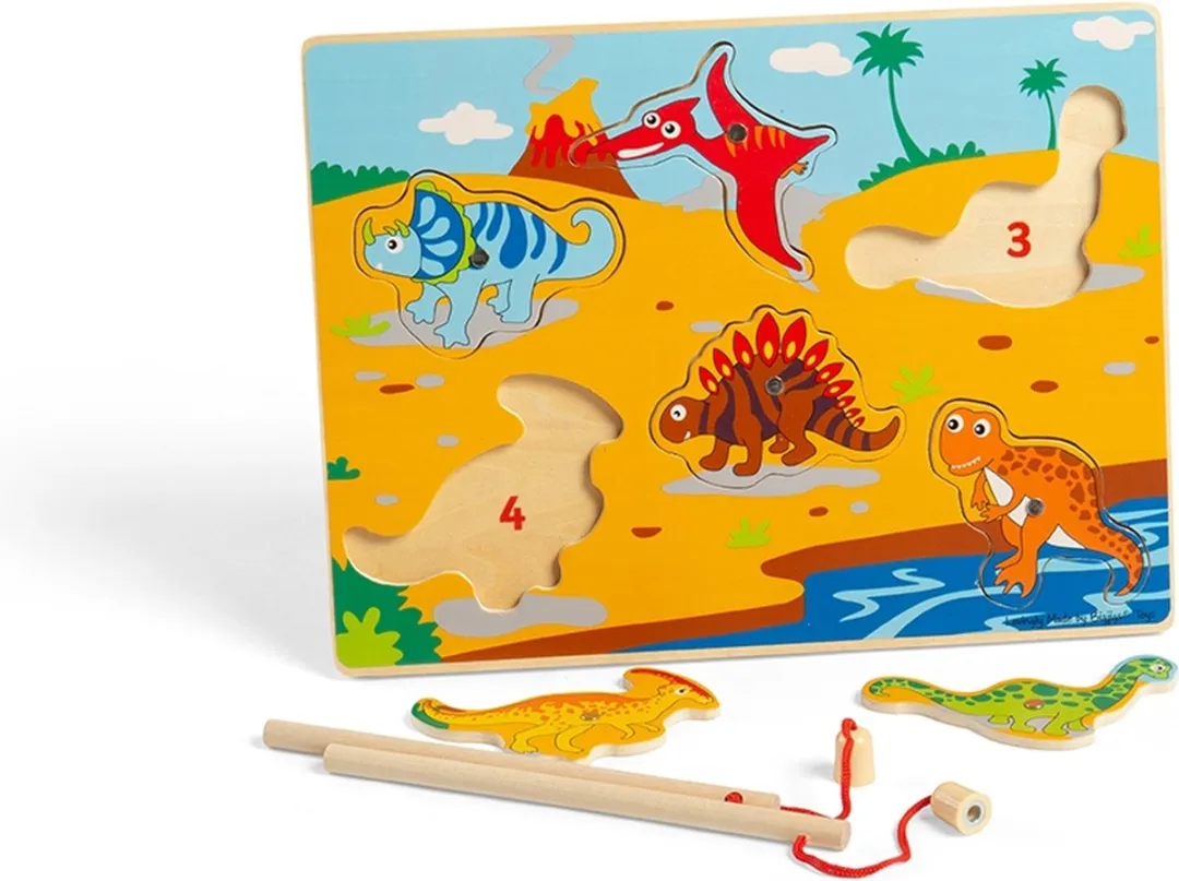 BIGJIGS Magnetisch Dino Plezier BJ920 - 1 Stuk
