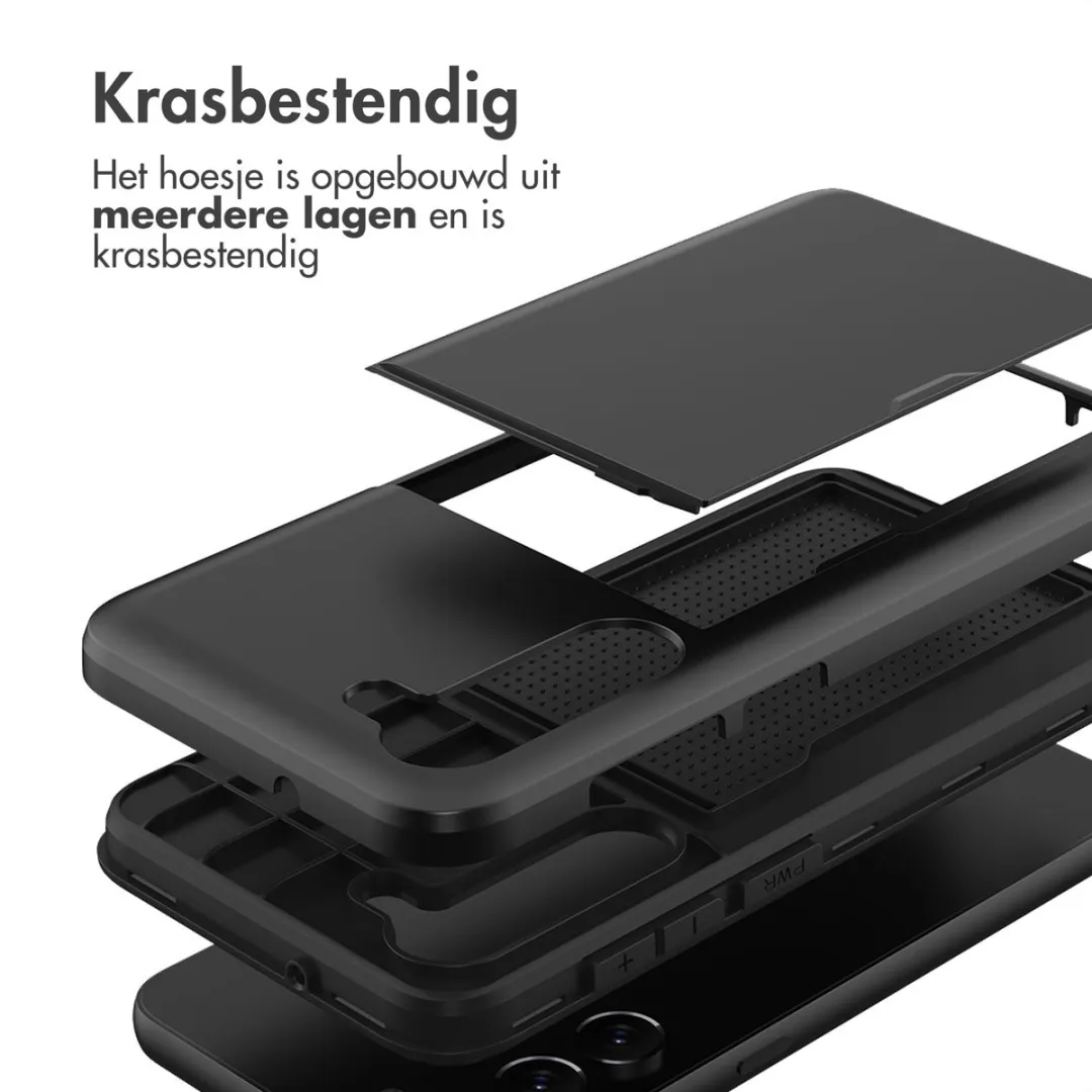 Imoshion Hoesje Samsung Galaxy S23 - Pasjeshouder 2 Stuks - Zwart