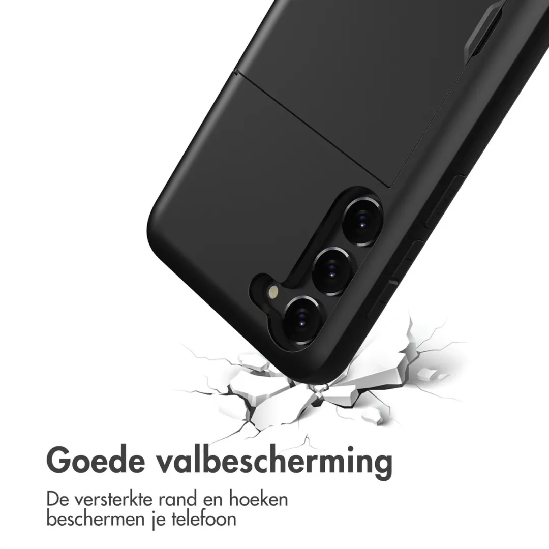 Imoshion Hoesje Samsung Galaxy S23 - Pasjeshouder 2 Stuks - Zwart