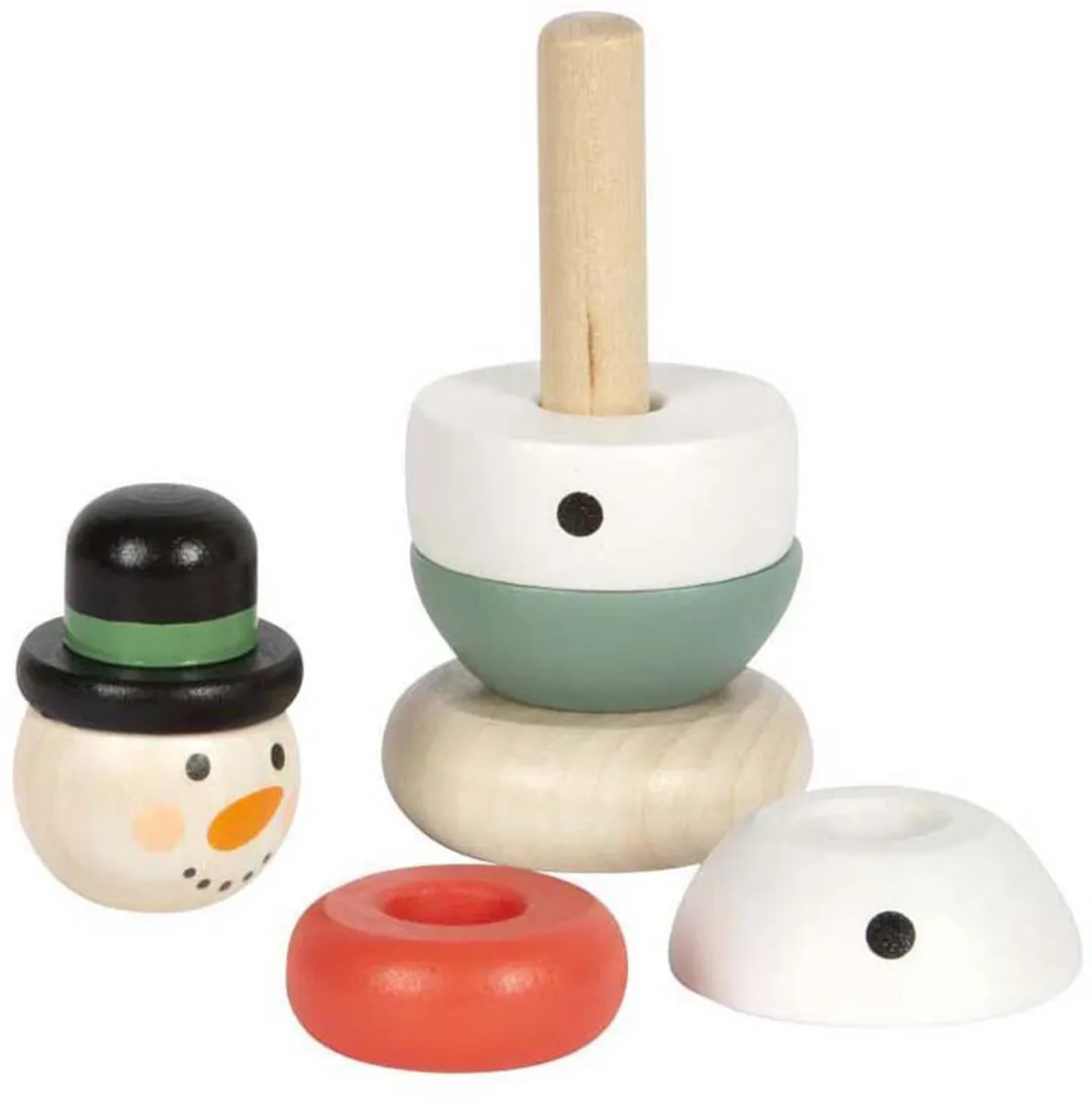 Small Foot Kerst- en Winter Stapeltoren - 9 Stuks - Multicolor