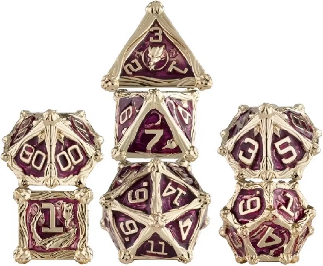 Lapi Toys DnD Polydice Metalen Dobbelstenen