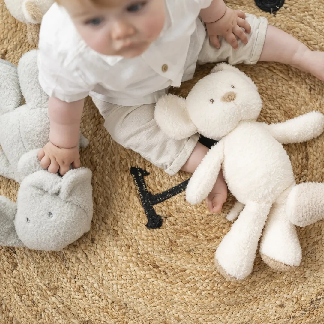 Nattou Teddy Knuffel Muis 34cm - Ecru