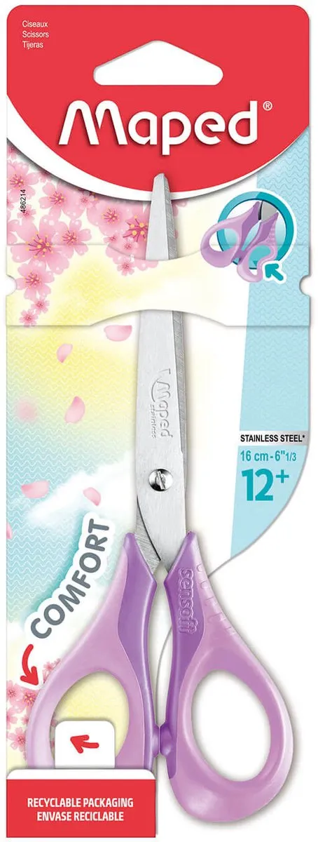 Maped Sensoft 16cm Schaar - Pastel Assorti