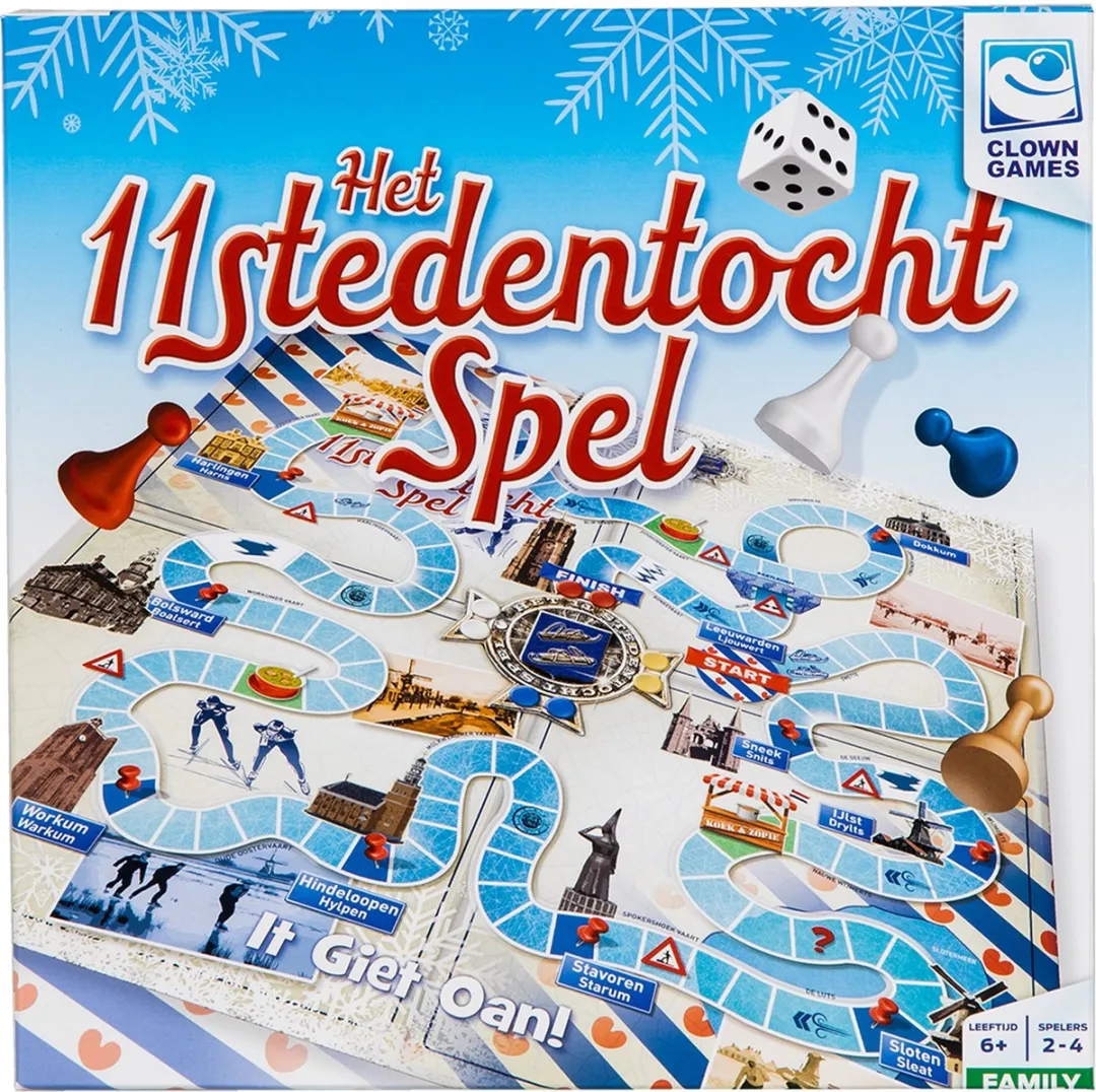 Clown Games Het Elfstedentochtspel - 2-4 Spelers