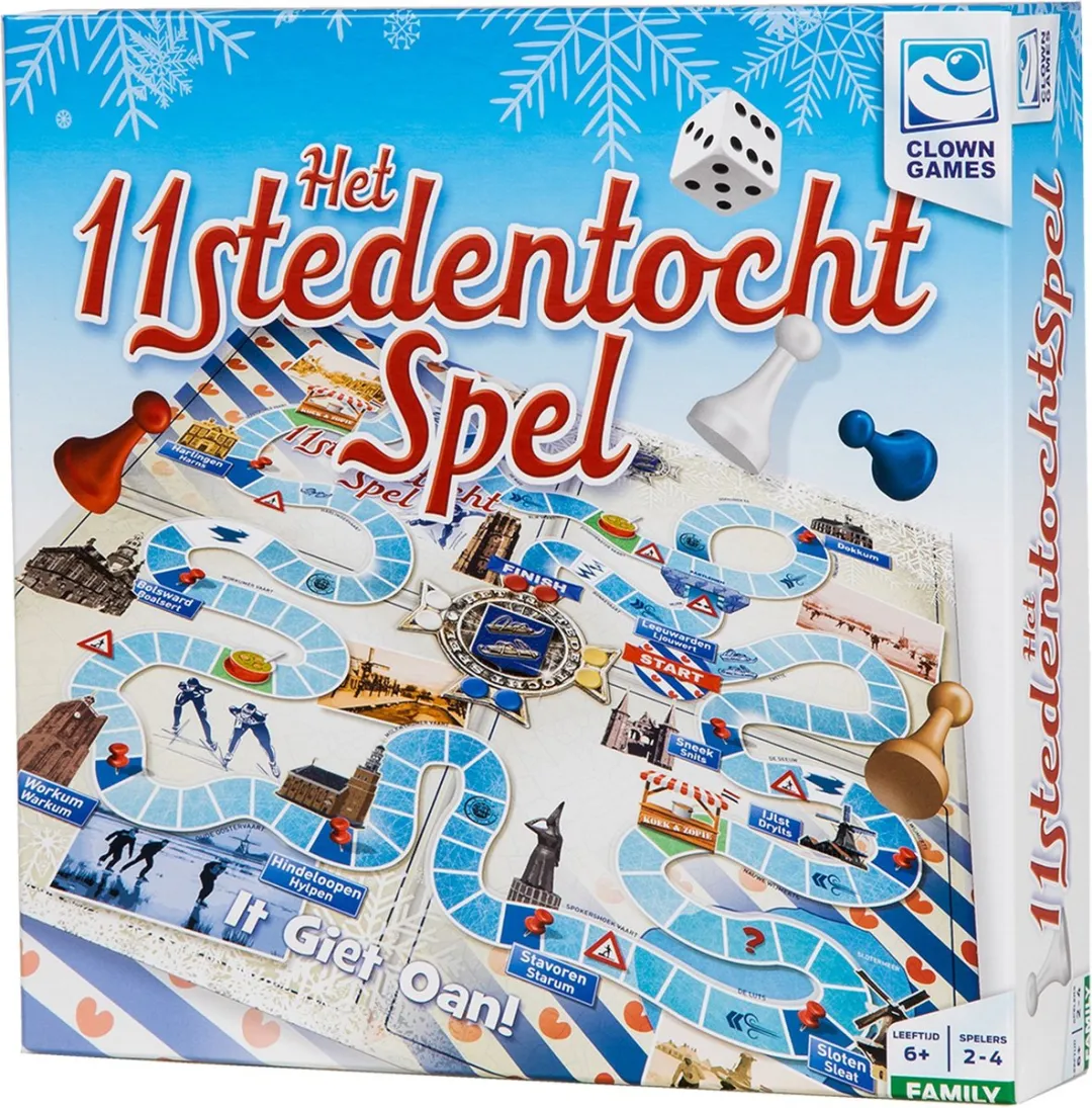 Clown Games Het Elfstedentochtspel - 2-4 Spelers