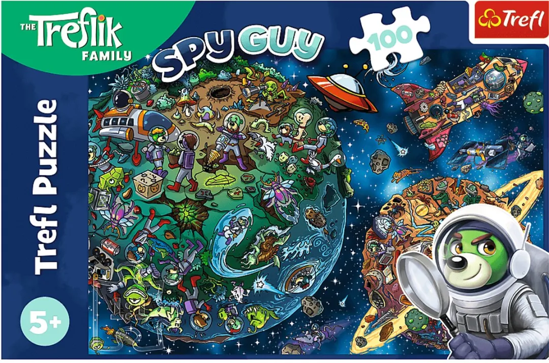 Trefl Stripfiguren Puzzle 100 Stuks - 5 jaar - Multicolor