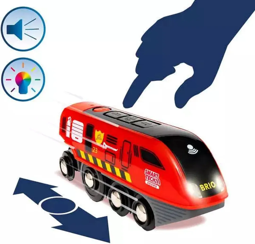 BRIO World Smart Tech Sound Brandweerset 41-delig - Multicolor