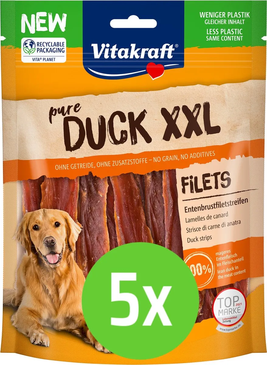 Vitakraft Duck XXL Eendenvleesstrips