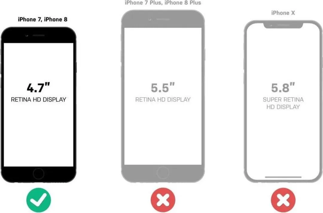 OtterBox Symmetry Case 77-53947 - iPhone 7/8/SE - Zwart