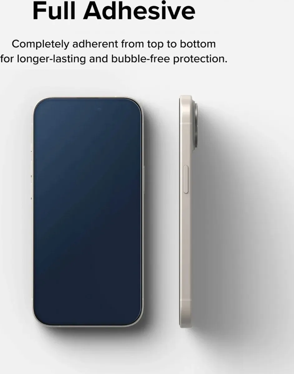 Ringke Screen Protector iPhone 15 Plus/16 Plus 9H Tempered Glass