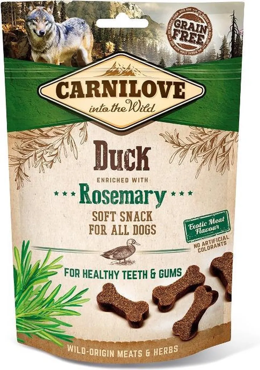 Carnilove Soft Hondensnack Eend