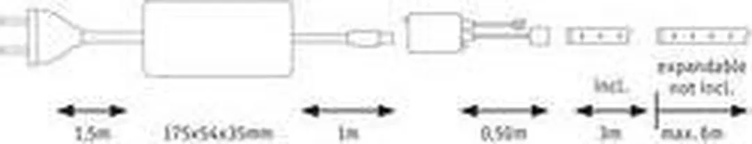 Paulmann MaxLED 500 RGBW LED-strip 300cm - Zilver