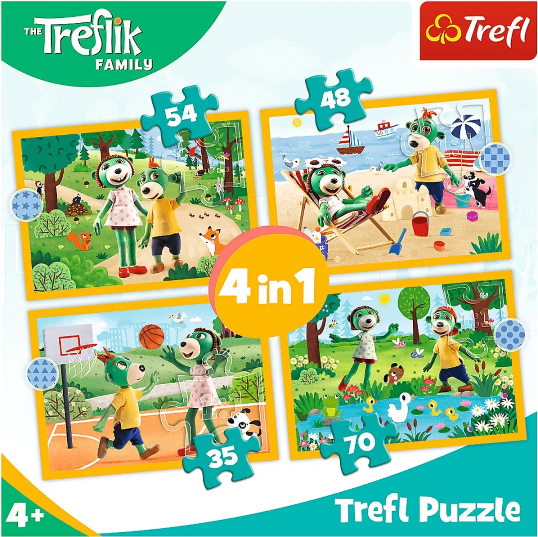 Trefl Stripfiguren Puzzel 70 Stuks - Meerkleurig