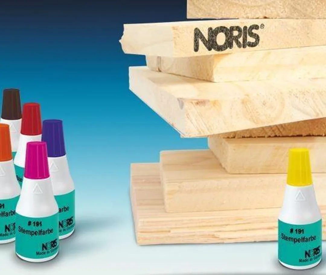 Noris #191 Sneldrogend Stempelinkt Wit 50ml - afbeelding 6 van 6