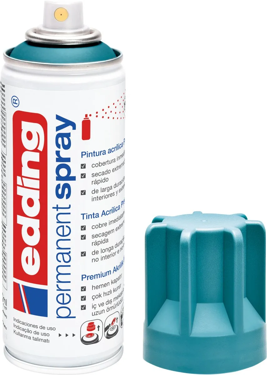 edding 5200 Spuitverf Petrol Mat 200ml
