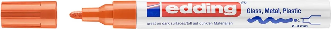 edding 750 Glanslakmarker Oranje 2-4mm