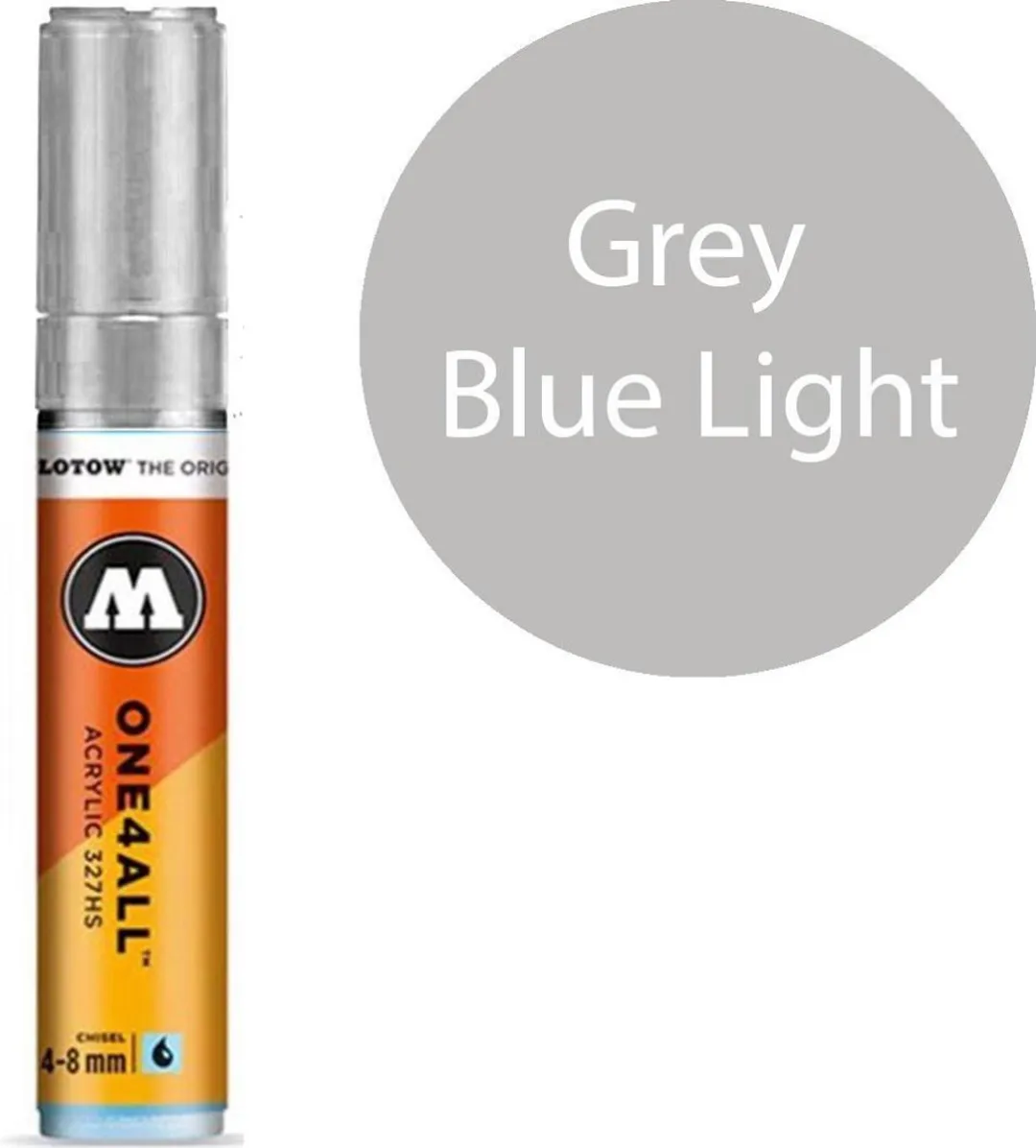 Molotow One4All 4-8mm Marker Grey Blue Light