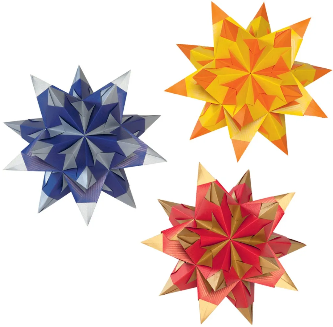 Folia Vouwbladen Bascetta-ster 15x15cm