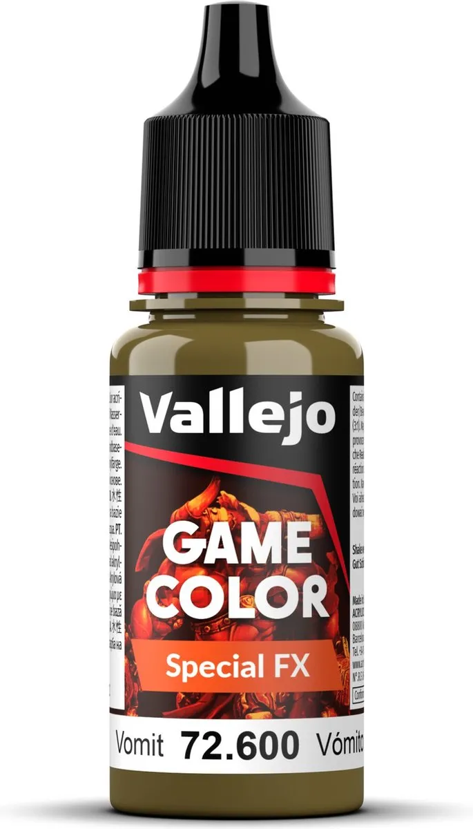 Vallejo Hobbyverf Acryl Special Fx Vomit 18ml
