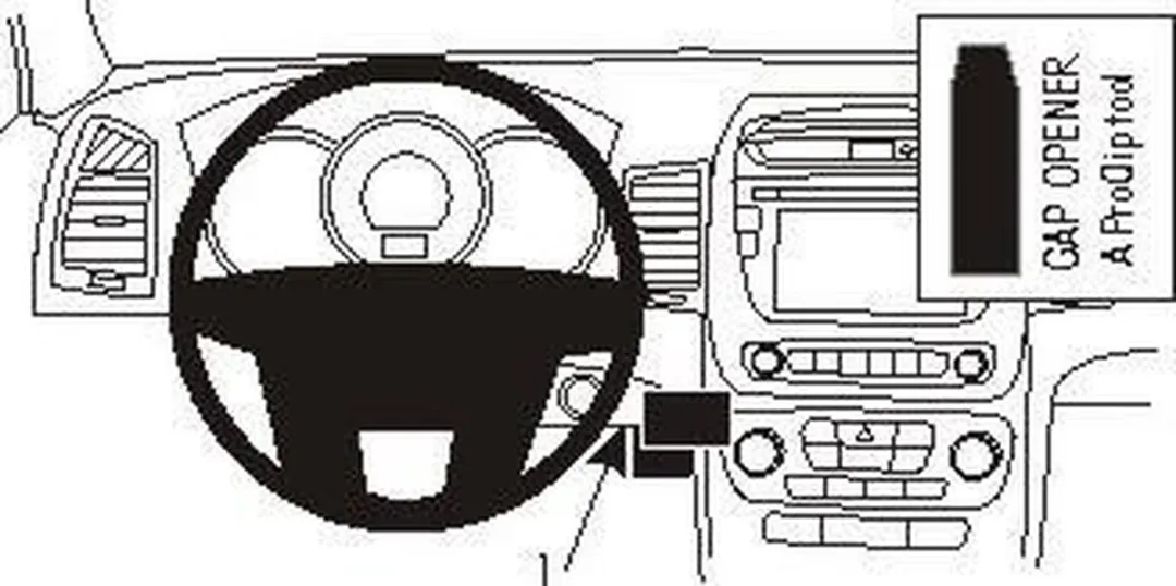Brodit ProClip Kia Sorento 2013-2014 Center Mount - 854985