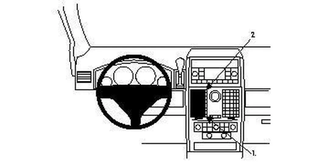 Brodit ProClip Houder Chrysler Voyager 2008-2011 - Zwart - afbeelding 6 van 6
