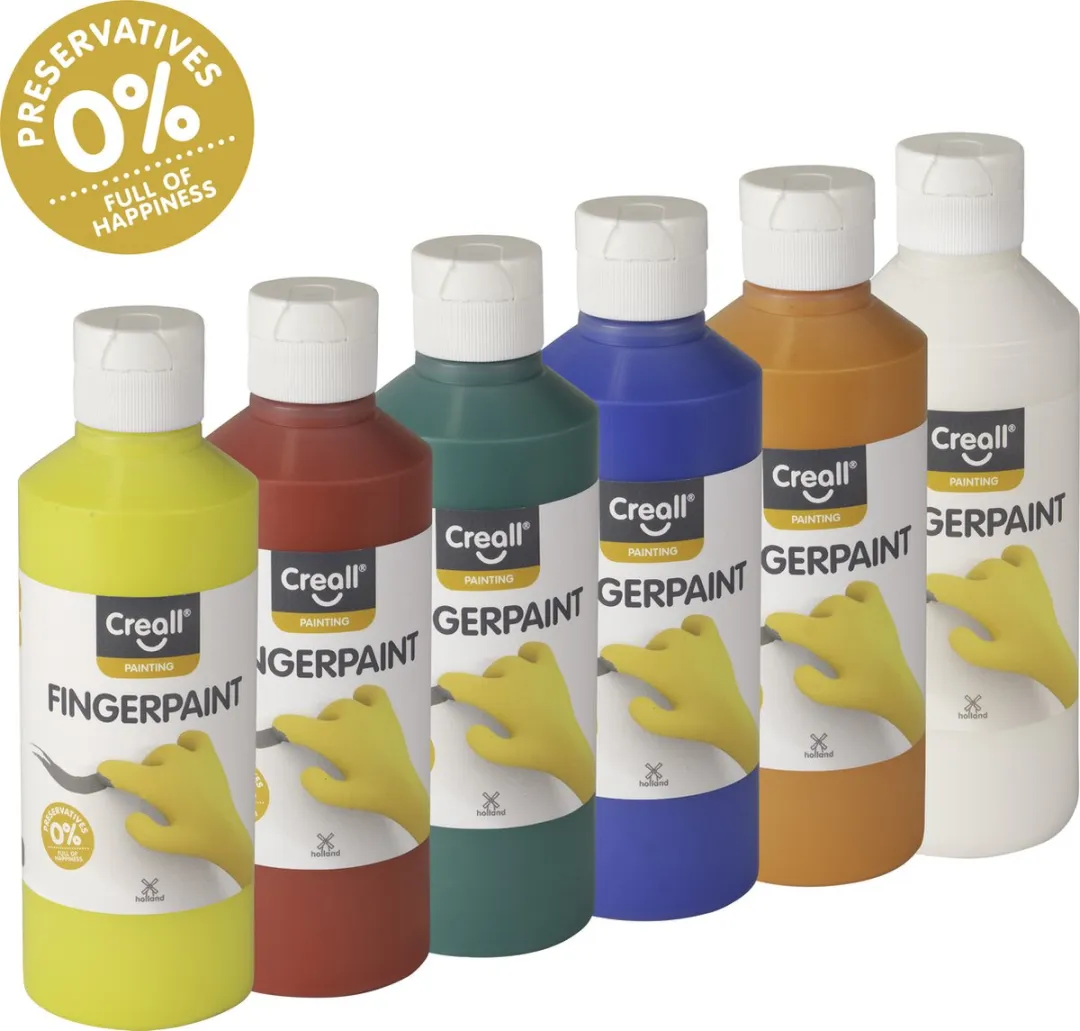 Creall Vingerverfset 6x250ml