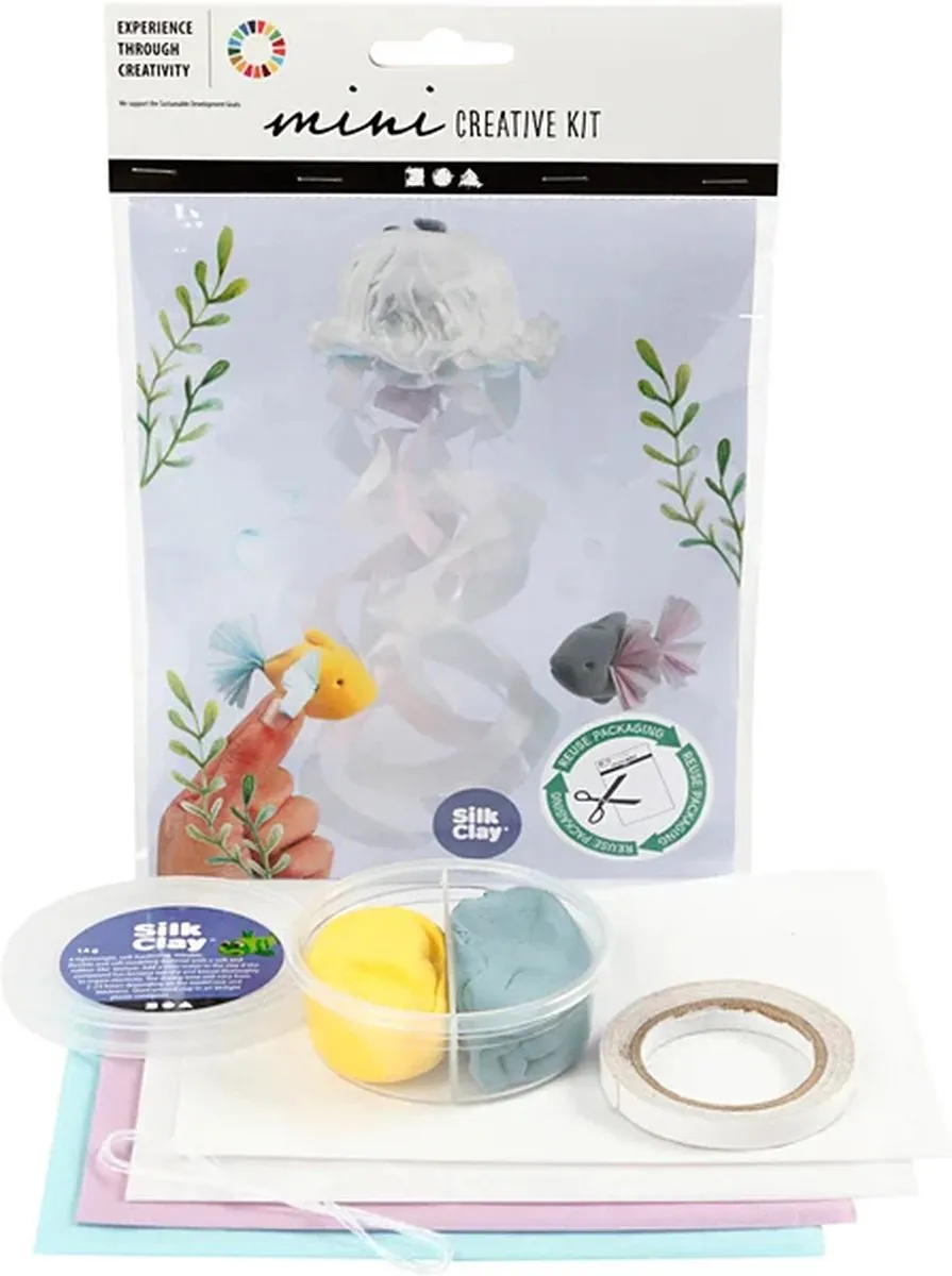 Creativ Company Mini Creative Kit Kwal & Vis - Multicolor