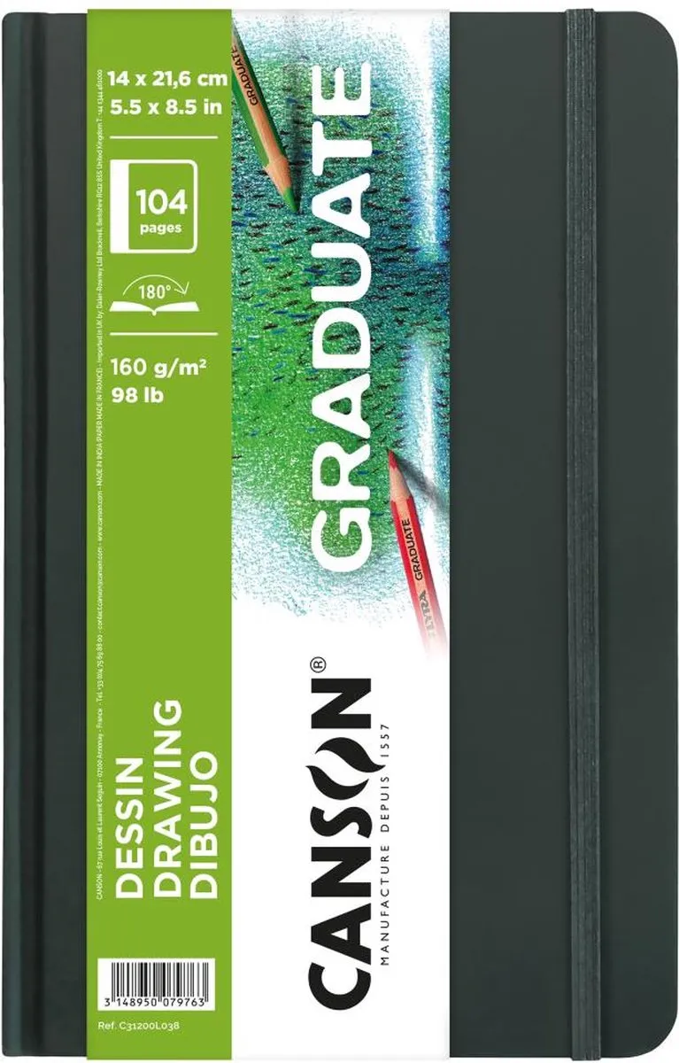 Canson Graduate Series Drawing Book C31200L038