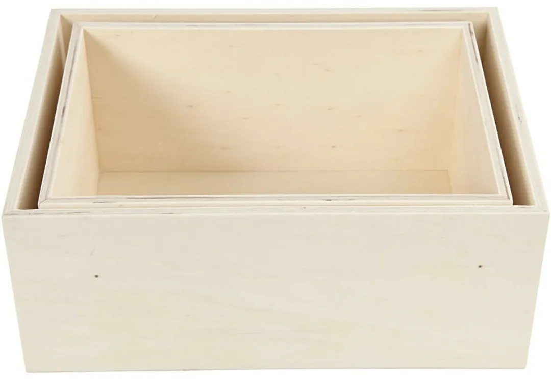 Creativ Company Showdozen Hout - 2 Stuks