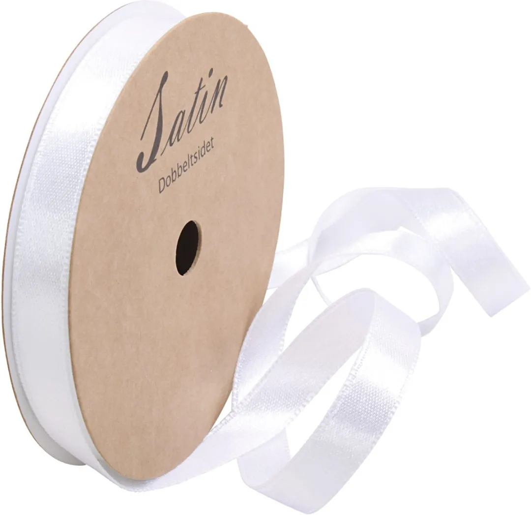 Creativ Company Satijnlint 10mm Wit