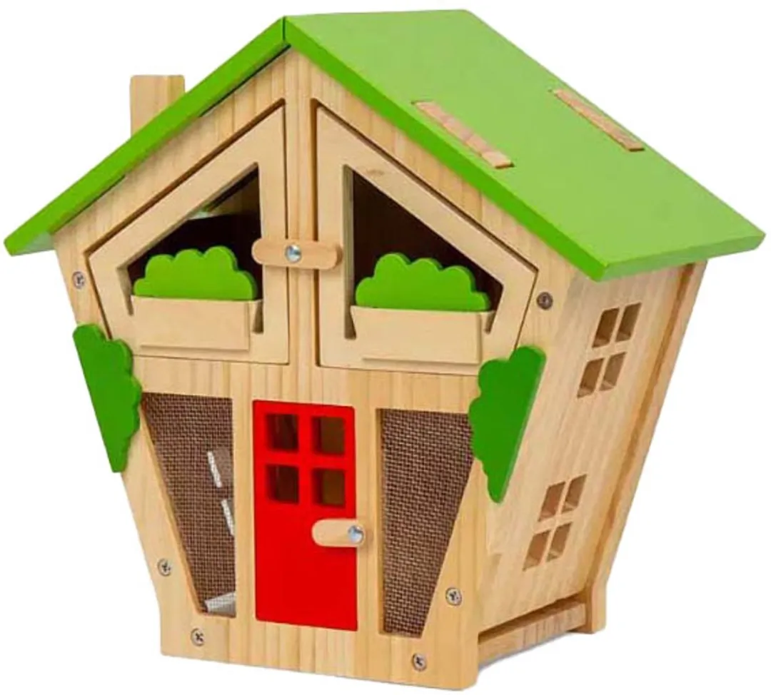 BIGJIGS Houten Insectenhuisje - 7-delig - Multicolor