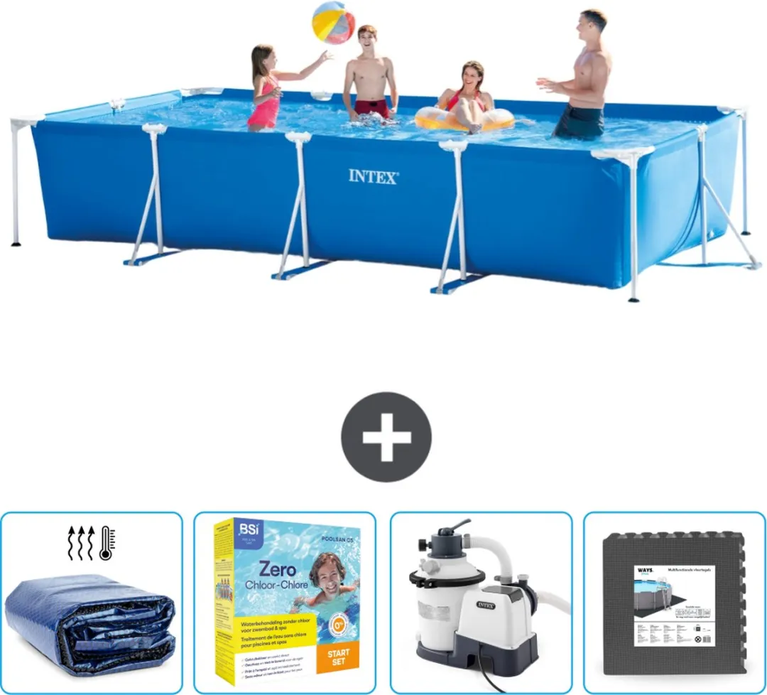 Intex Rechthoekig Frame Zwembad 450x220x84cm