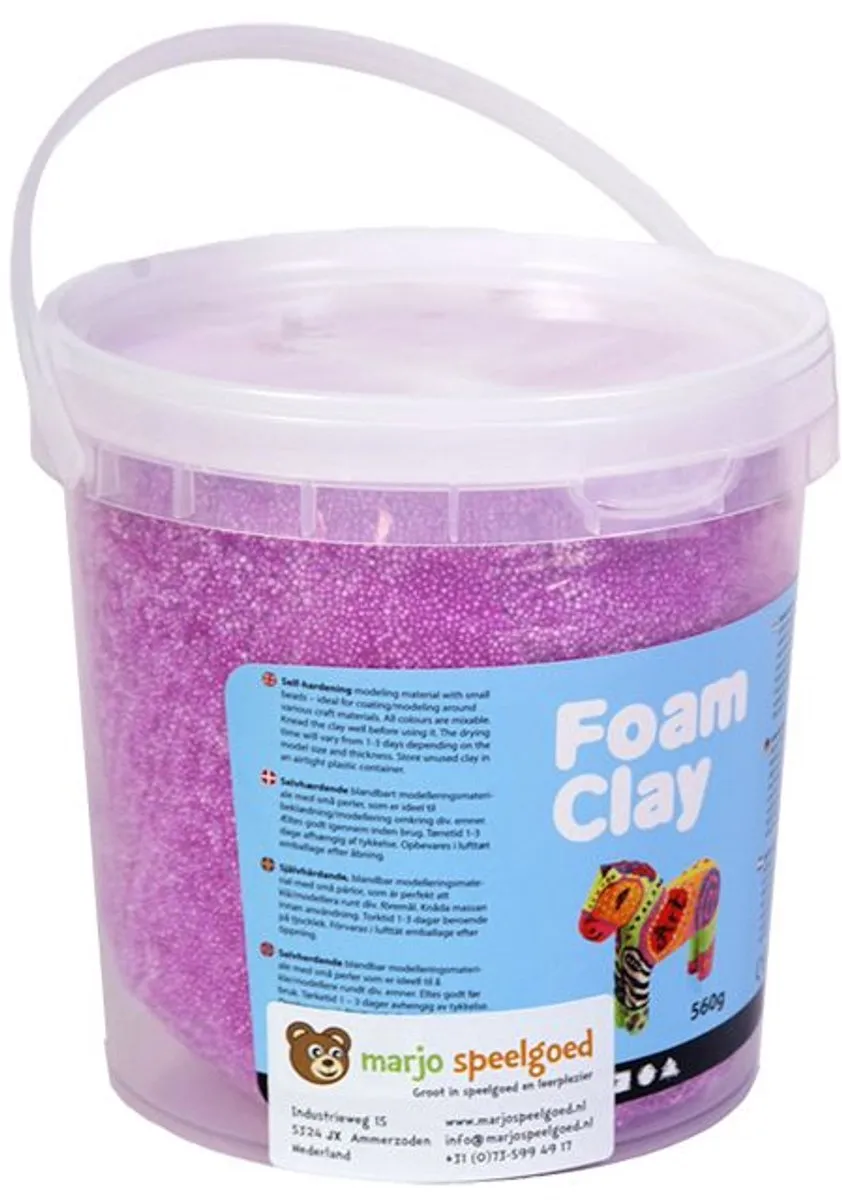 Foam Clay Neon Paars 560 Stuks
