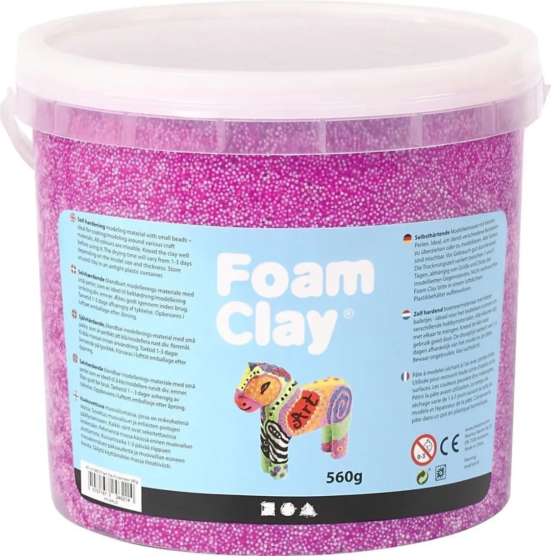 Foam Clay Neon Paars 560 Stuks