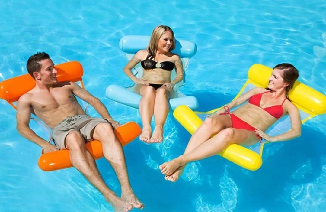 HOT Sports + Toys Water Hangmat Opblaasbaar Zwembad 80x110cm