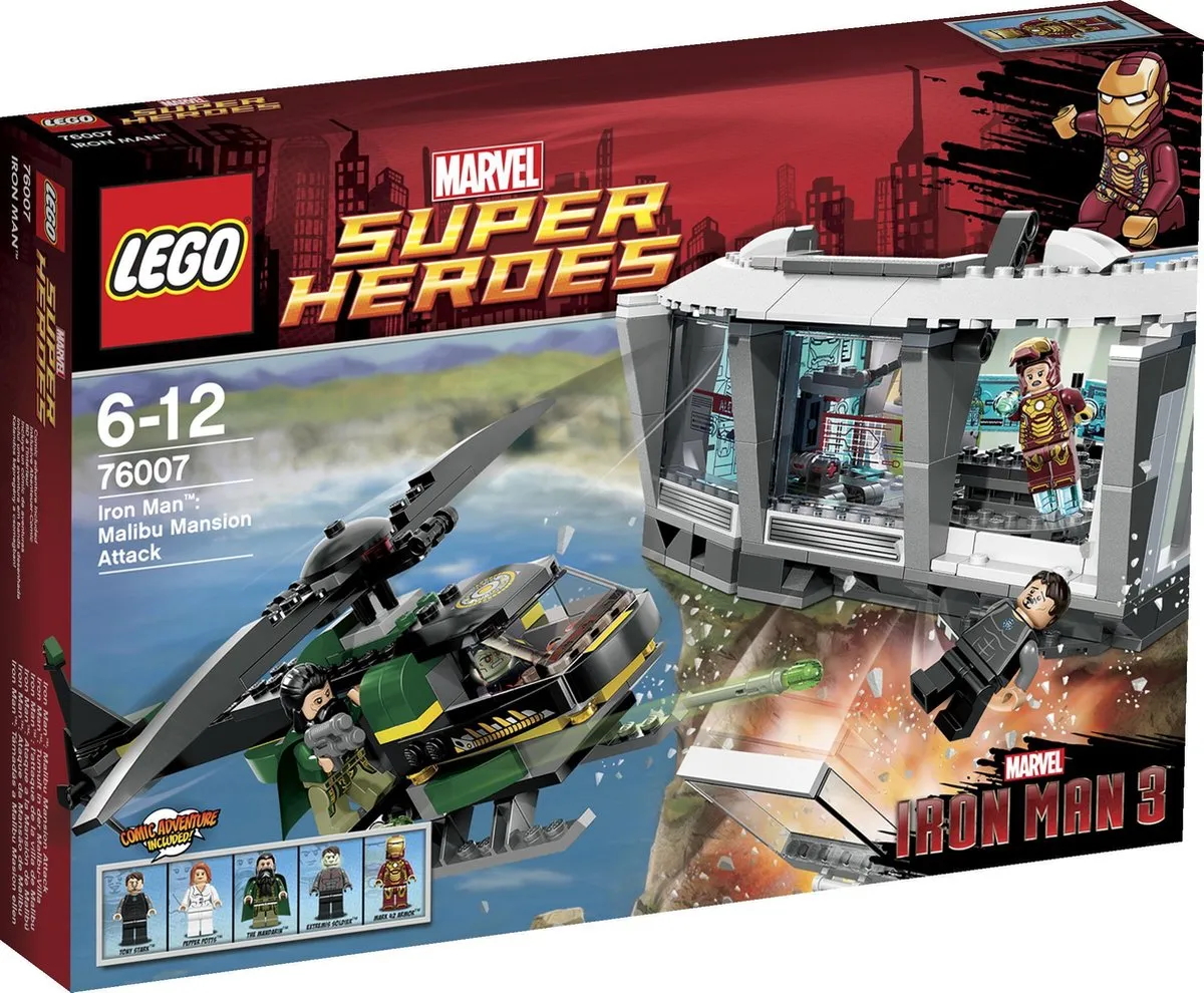 LEGO Super Heroes Malibu Landhuis Aanval 76007