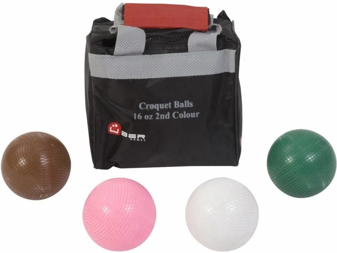 Ubergames Croquet Ballen - 4 Stuks - 454g