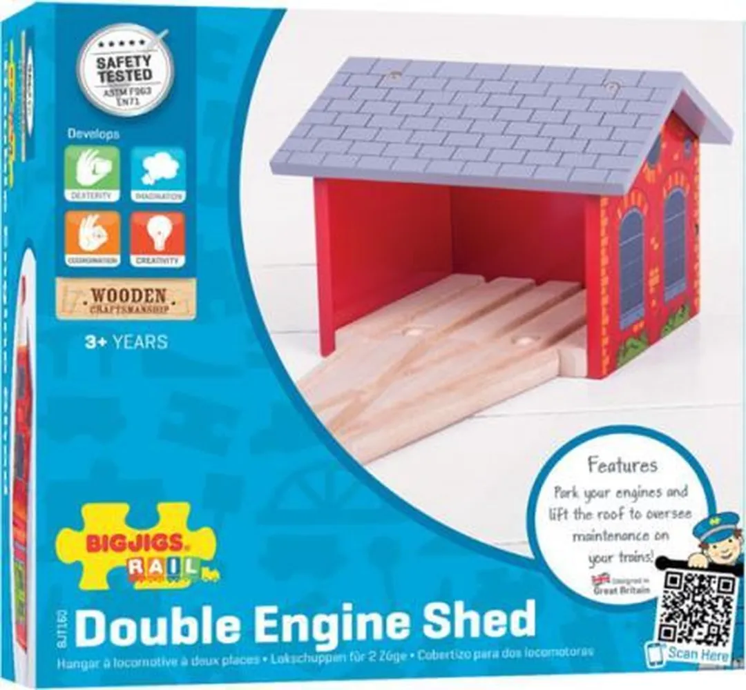 Rails - Remise - Voor 2 treinen