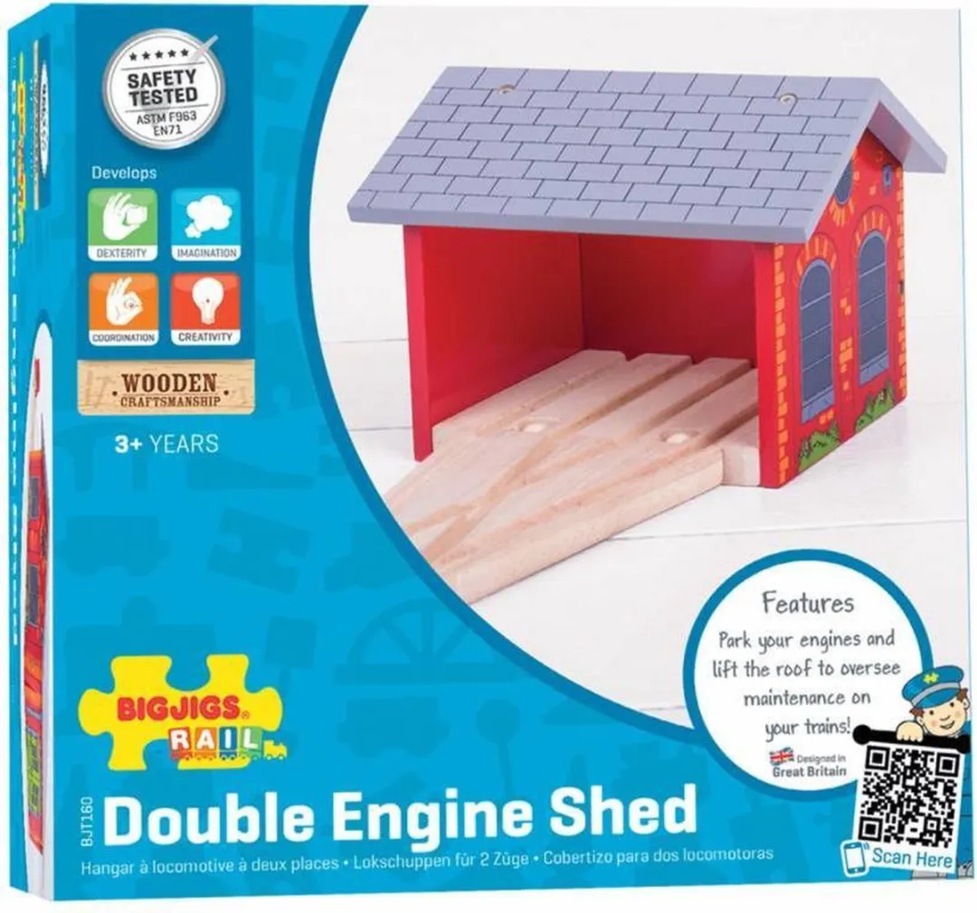 Rails - Remise - Voor 2 treinen