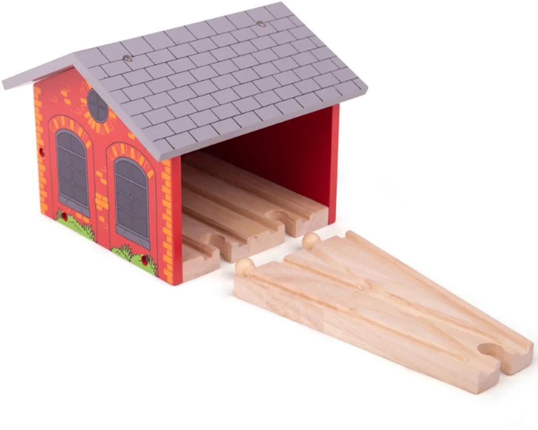 Rails - Remise - Voor 2 treinen