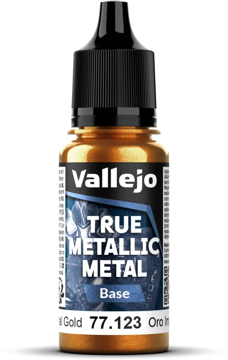 Vallejo Hobbyverf Acryl True Metallic Metal Base Keizerlijk Goud