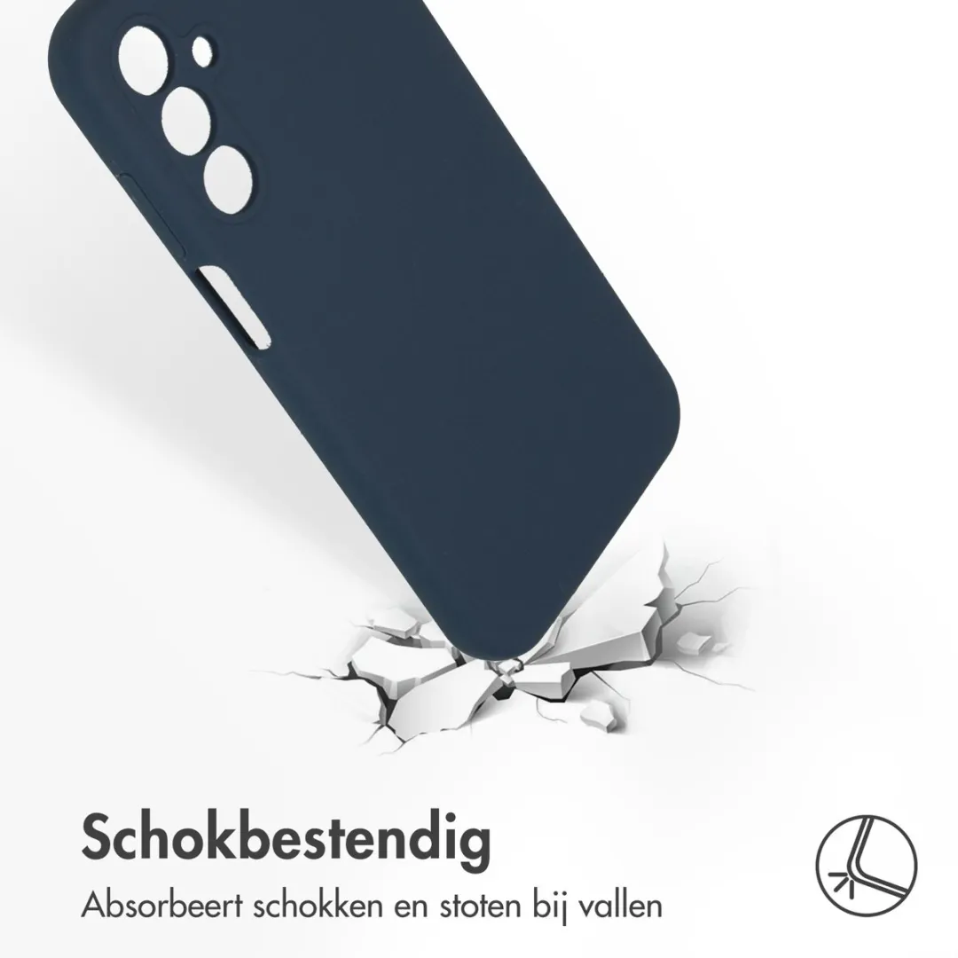 Accezz Hoesje Samsung Galaxy A15 Donkerblauw