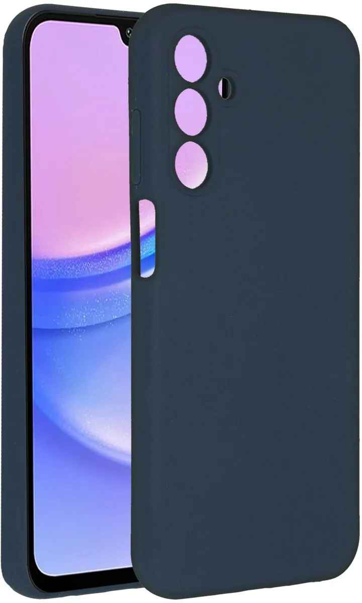 Accezz Hoesje Samsung Galaxy A15 Donkerblauw