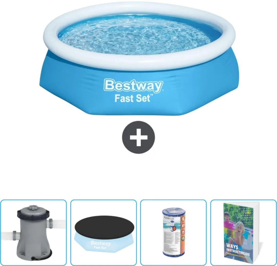 Bestway Fast Set Rond Zwembad 244x61cm