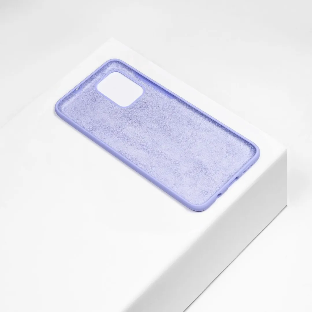 BMAX Siliconen Hoesje Samsung Galaxy A71 - Lichtpaars